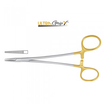 UltraGripX™ TC Microvascular Needle Holder Stainless Steel, 18 cm - 7"